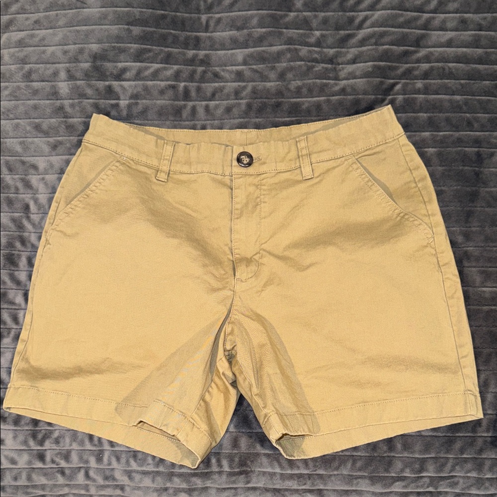 Chubbies Light Tan Flat Front Shorts